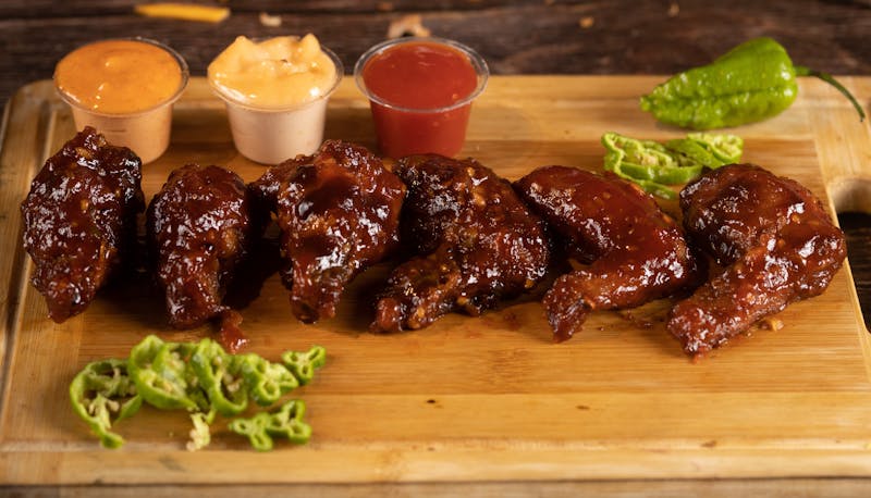 Classic Buffalo Wings tossed in tangy hot sauce